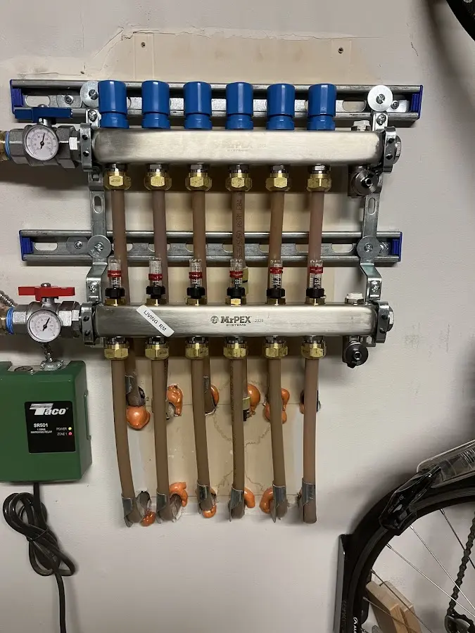 Plumber performing Leak Detection at a residential property in Carolina Beach